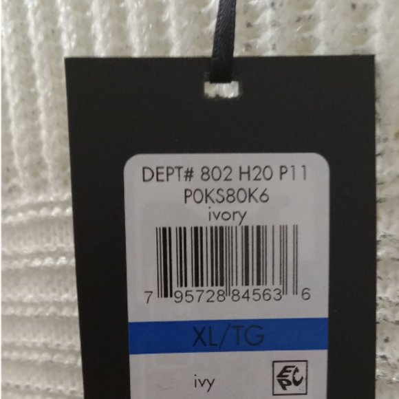 NWT DKNY Metallic Sweater Size XL - Picture 6 of 8